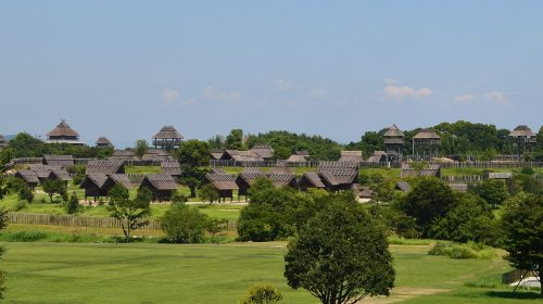 吉野ヶ里遺跡の絶景写真