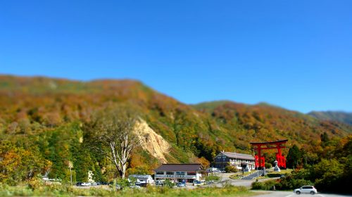 湯殿山の絶景写真