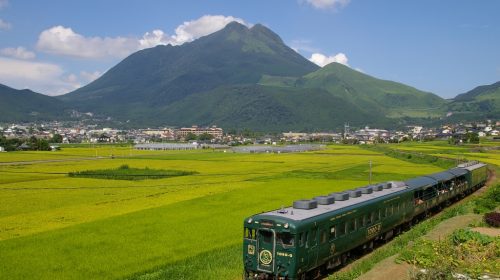 由布岳の絶景写真