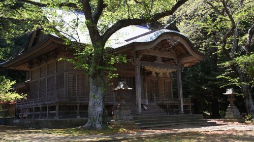 由良比女神社の絶景写真