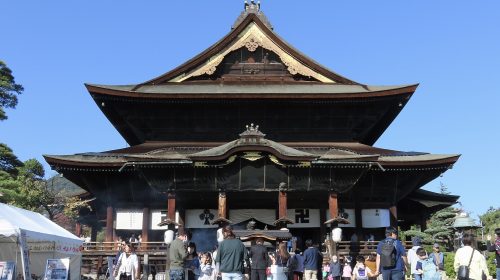善光寺の絶景写真