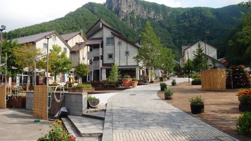 層雲峡温泉の絶景写真