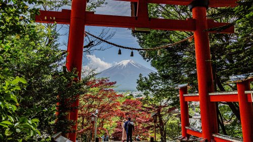 新倉山浅間公園の絶景写真