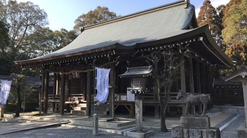 千栗八幡宮の絶景写真