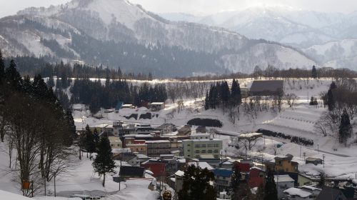 肘折温泉の絶景写真