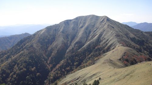 次郎笈の絶景写真
