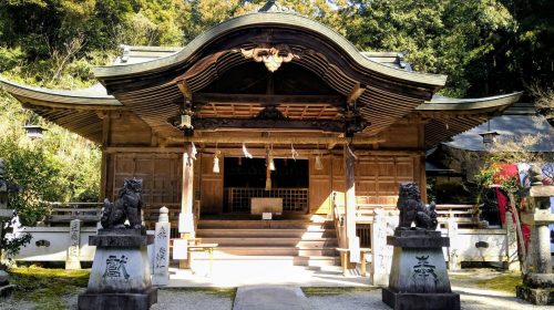 大水上神社の絶景写真