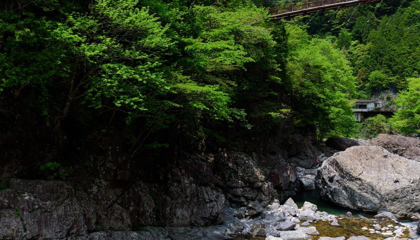 奈良県の絶景スポット「みたらい渓谷」