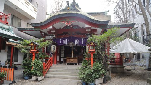 三崎稲荷神社の絶景写真