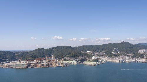 三菱重工業長崎造船所の絶景写真