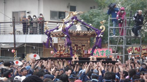 下総三山の七年祭りの絶景写真