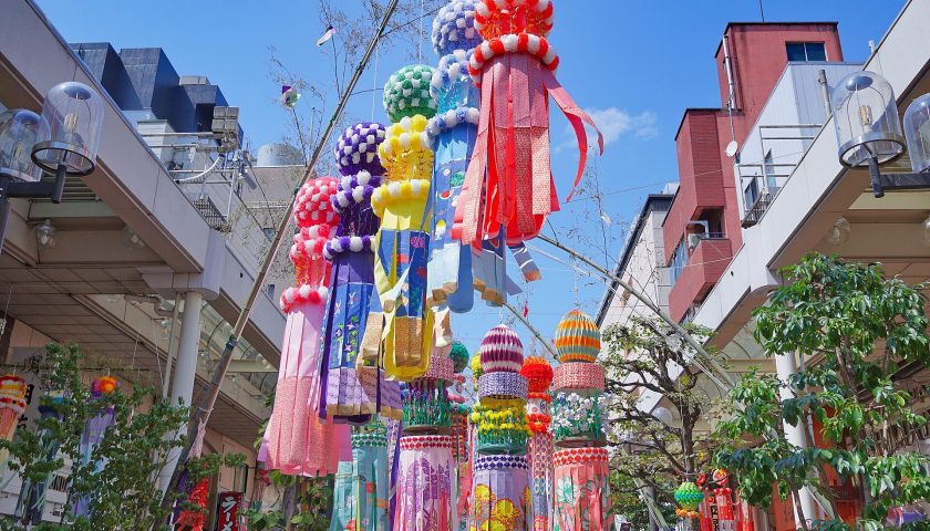 宮城県の絶景スポット「仙台七夕」