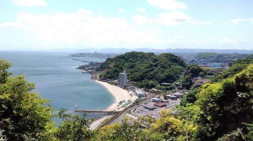磯海水浴場の絶景写真