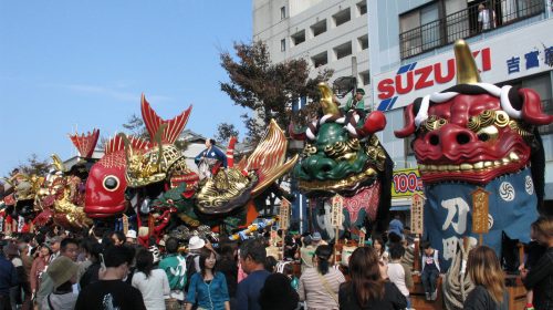 唐津くんちの絶景写真