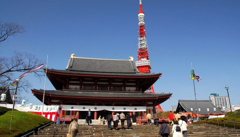 東京都の絶景スポット「増上寺」