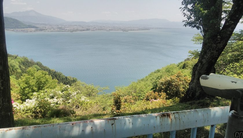 滋賀県の絶景スポット「つづら尾崎展望台」