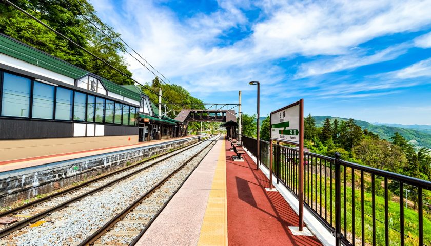 長野県の絶景スポット「姨捨駅」