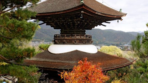 常寂光寺の絶景写真