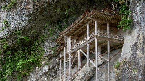 三徳山三佛寺 投入堂の絶景写真