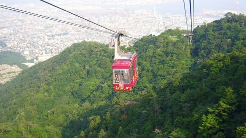 摩耶ロープウェーの絶景写真