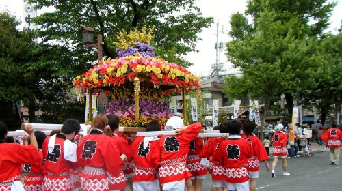 新川市まつりの絶景写真