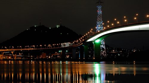 海田大橋の絶景写真