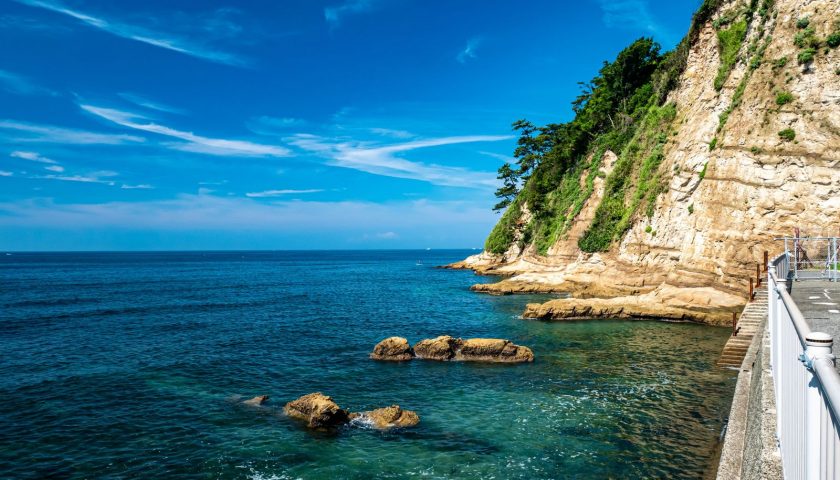 神奈川県の絶景スポット「稲村ヶ崎」