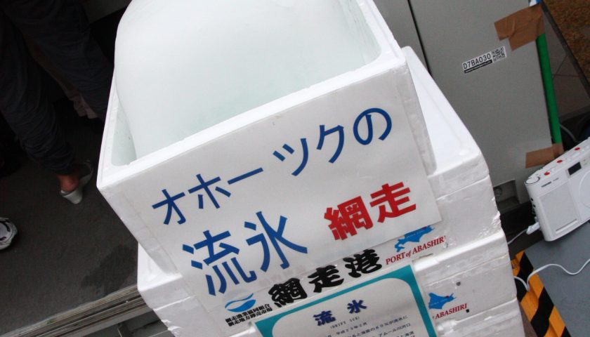 北海道の絶景スポット「網走の流氷」