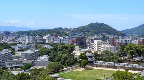 花岡山の絶景写真