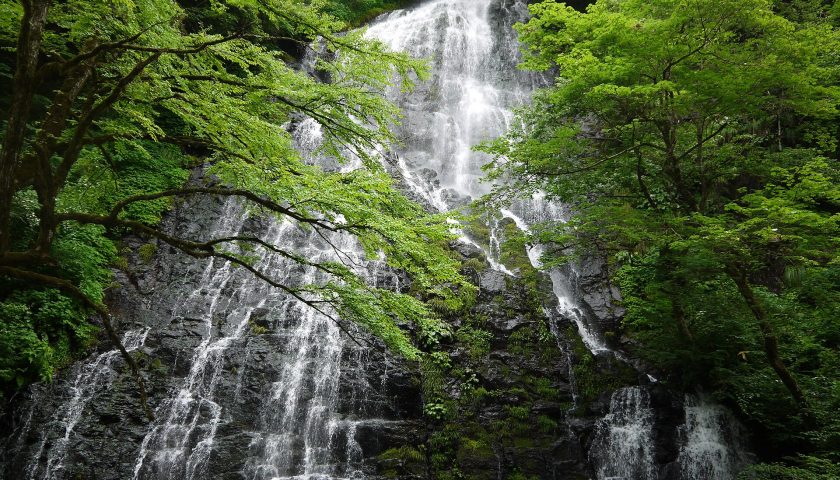 福井県の絶景スポット「龍双ヶ滝」